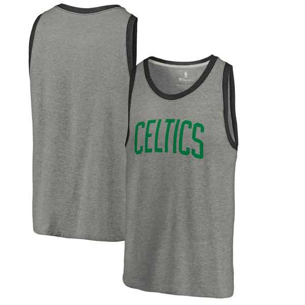 Boston Celtics Fanatics Branded Wordmark Tri-Blend Tank Top - Heathered Gray,We sell and wholesale Boston Celtics Fanatics Branded Wordmark Tri-Blend Tank Top - Heathered Gray on line form chian!